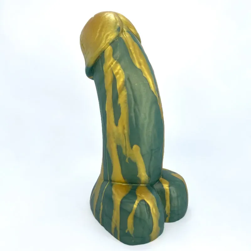 Tentickle Woodsman Terrifier dildo groen-goud monstrous soft