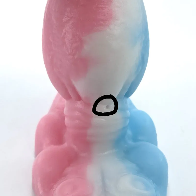 Tentickle Skwee Trans Pride buttplug small glow