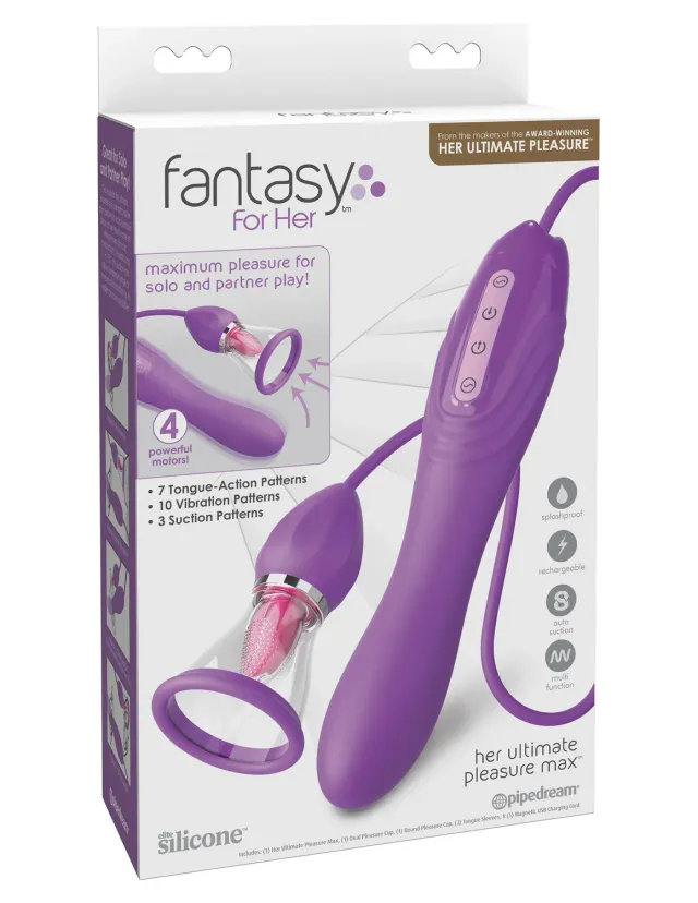 Pipedream Fantasy For Her Ultimate Pleasure Max vibrator 4-in-1
