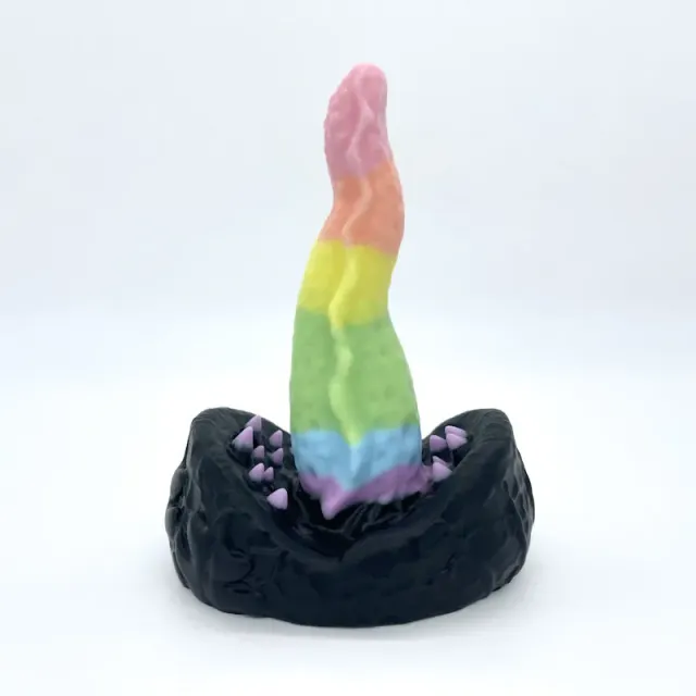 Tentickle Meenus Black Rainbow fantasiedildo x-small soft