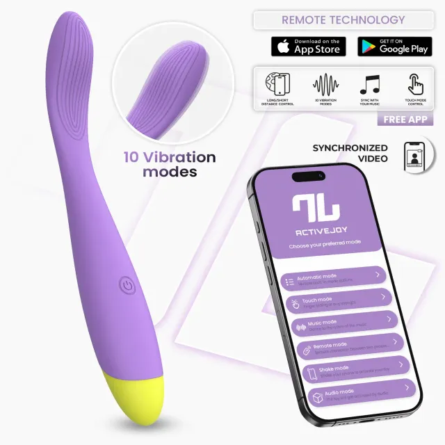 Intoyou Neya G-spot vibrator paars met app