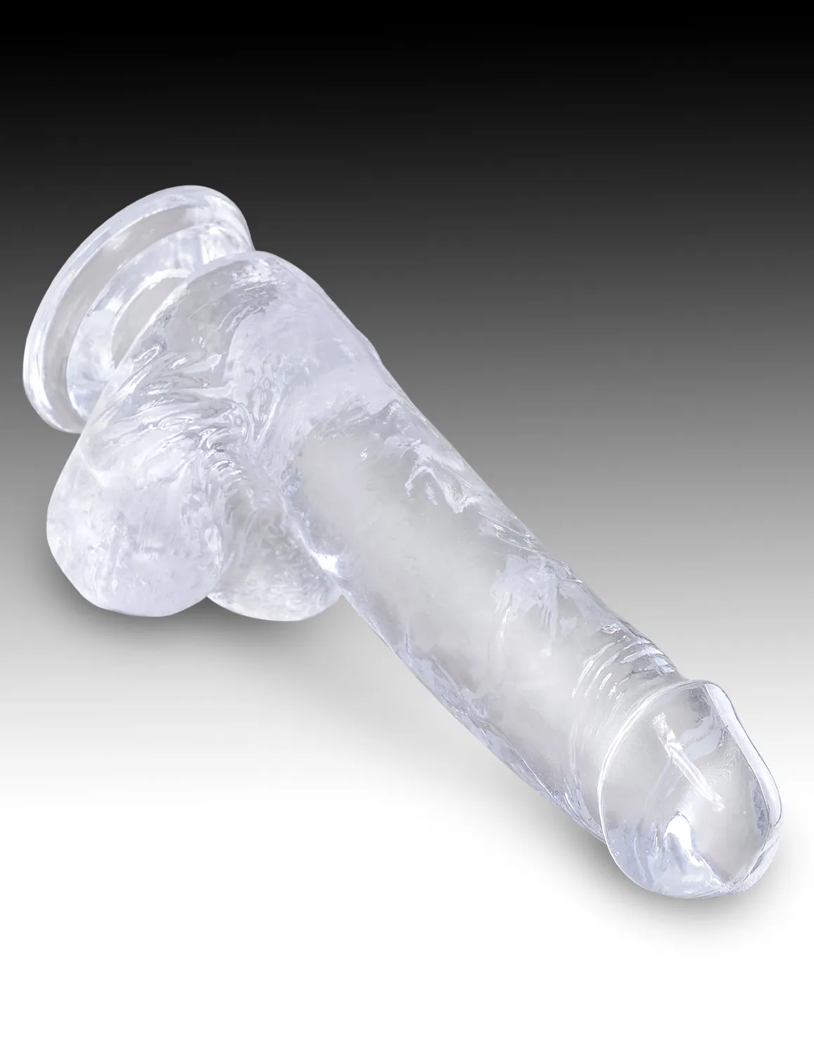 Pipedream King Cock 6 inch dildo transparant met zuignap