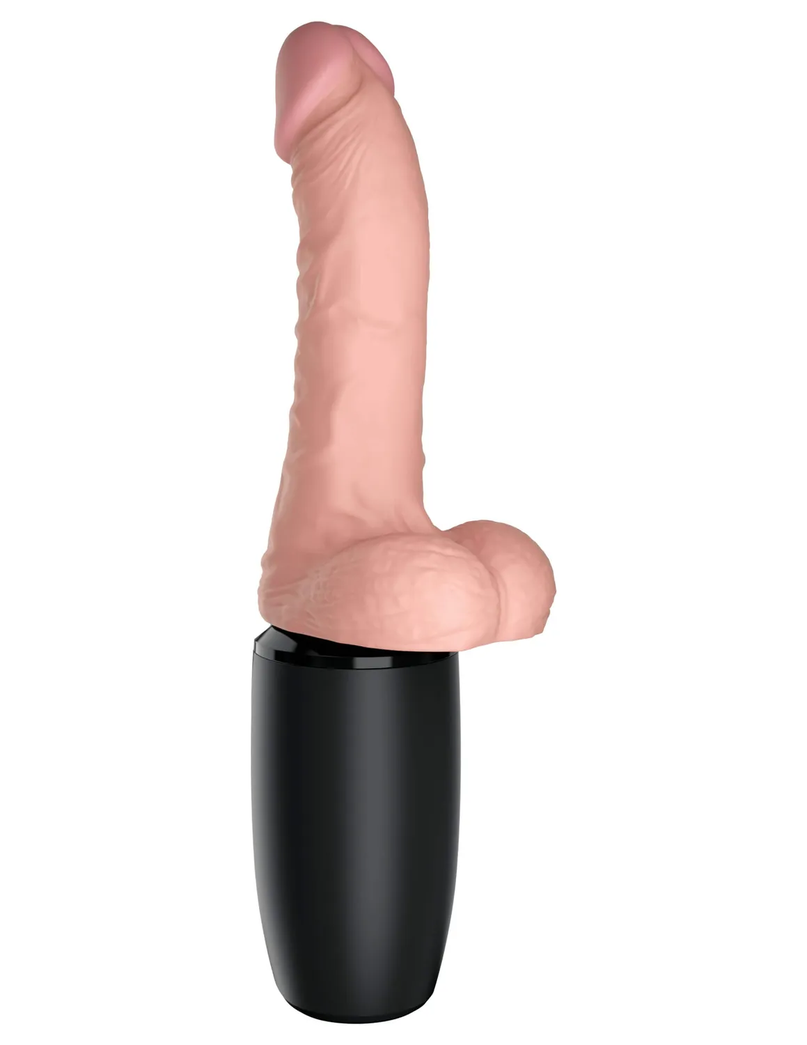 Pipedream King Cock Plus 6.5" Thrusting Cock vibrator licht