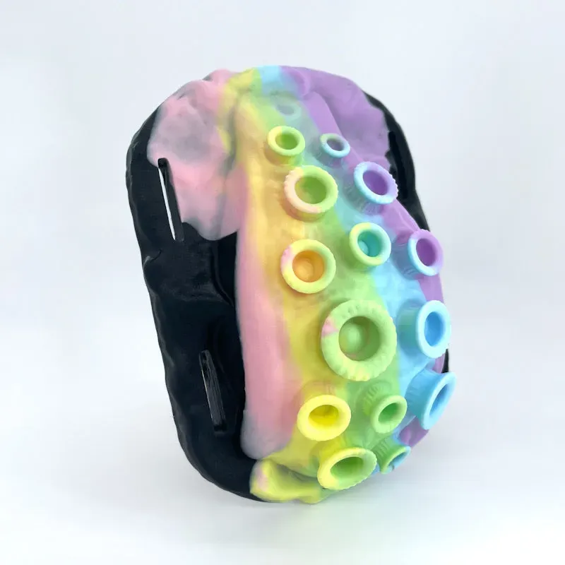 Tentickle Gorj Black Rainbow grinder #1 zacht silicone