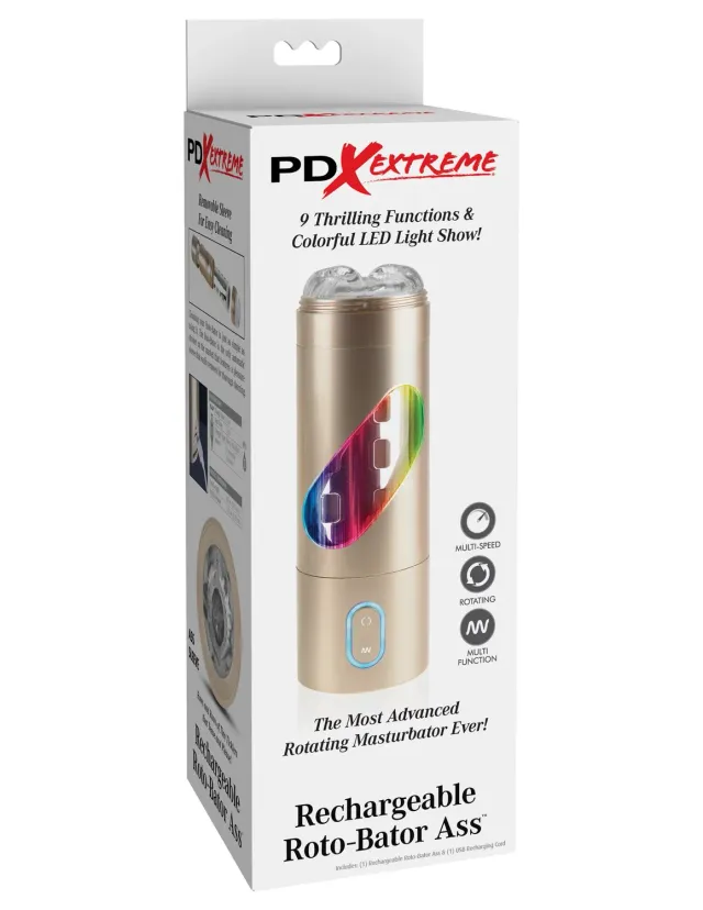 Pipedream Roto-Bator Ass masturbator roterend oplaadbaar