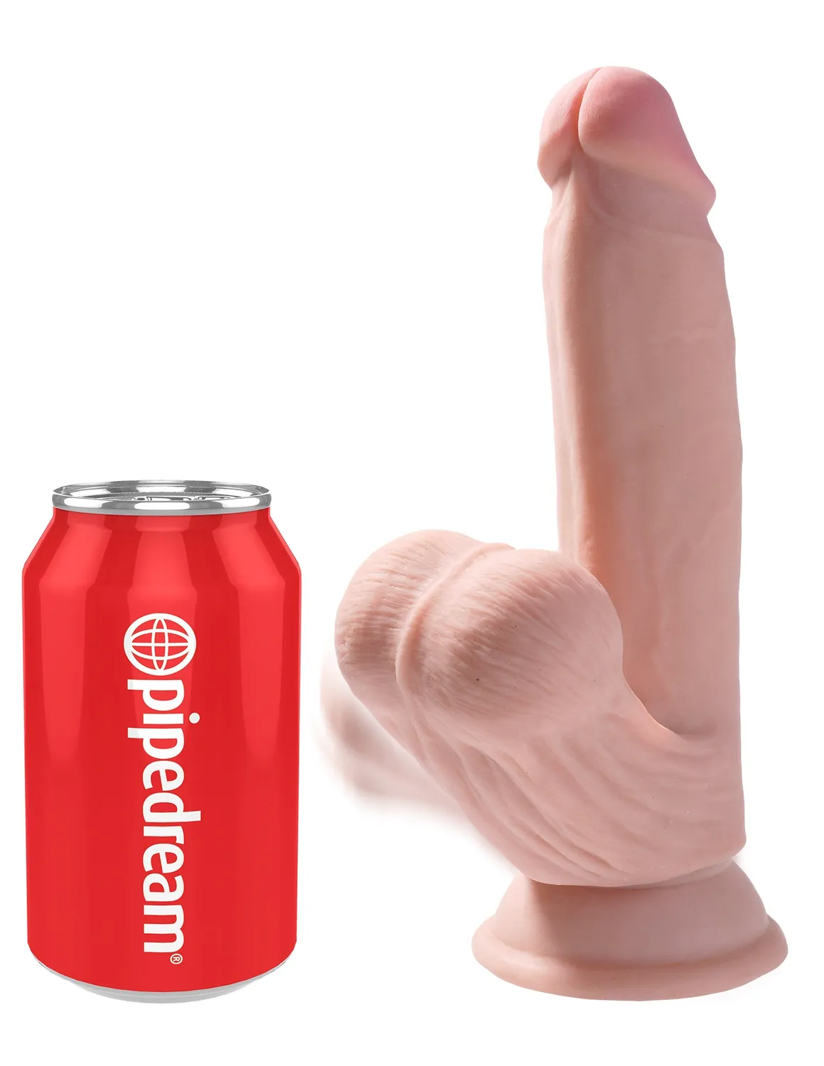Pipedream King Cock 7 Triple Density Cock Swinging Balls dildo