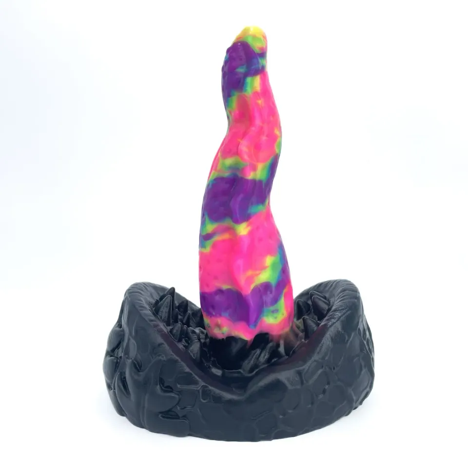 Tentickle Meenus Black Rainbow dildo medium medium stevig